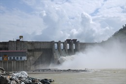 Thủy điện Bắc Hà (Lào Cai) xả nước, lũ trên sông Chảy có thể lên trên báo động 2 